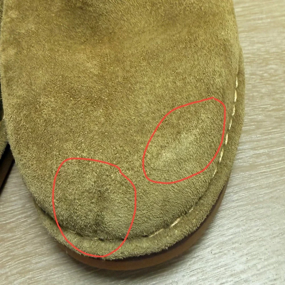 Hush Puppies 9.5 Mazin Cayto Green Earthy Boho Casual Utility Suede Ankle Boots